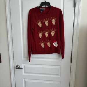 Red Holiday Sweater Size Medium